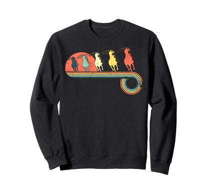 Cowgirl Lasso Horse Sunset Sweatshirt - Fun Novelty Design Men Women - T-Shirt, Sweatshirt, Hoodie