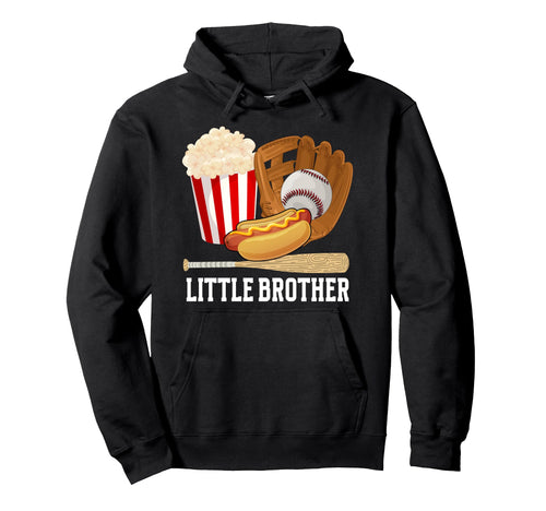 Little Brother Baseball Brother Hoodie - Streetwear Style for Adults - T-Shirt, Sweatshirt, Hoodie