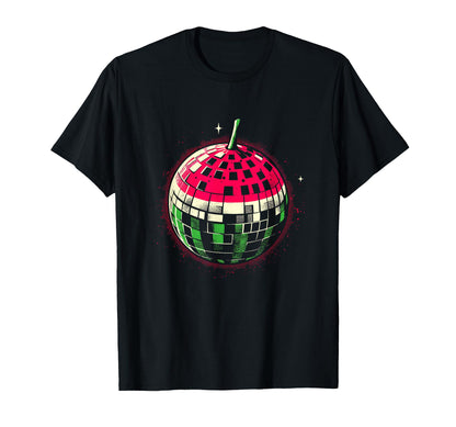 Disco Ball Watermelon Funny Club Disco T-Shirt - Novelty Apparel Unisex - T-Shirt, Sweatshirt, Hoodie