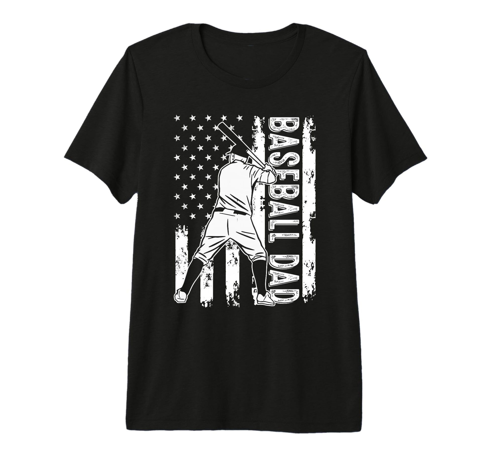 Baseball Dad Patriotic Player Pride T-Shirt - Fun Novelty Design Unisex - T-Shirt, Sweatshirt, Hoodie