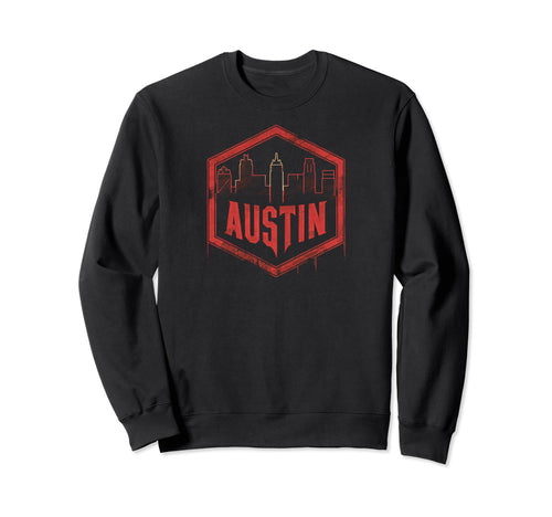 Austin Grit 90S Grunge Urbandecay Sweatshirt - Trendy Graphic Men Women - T-Shirt, Sweatshirt, Hoodie