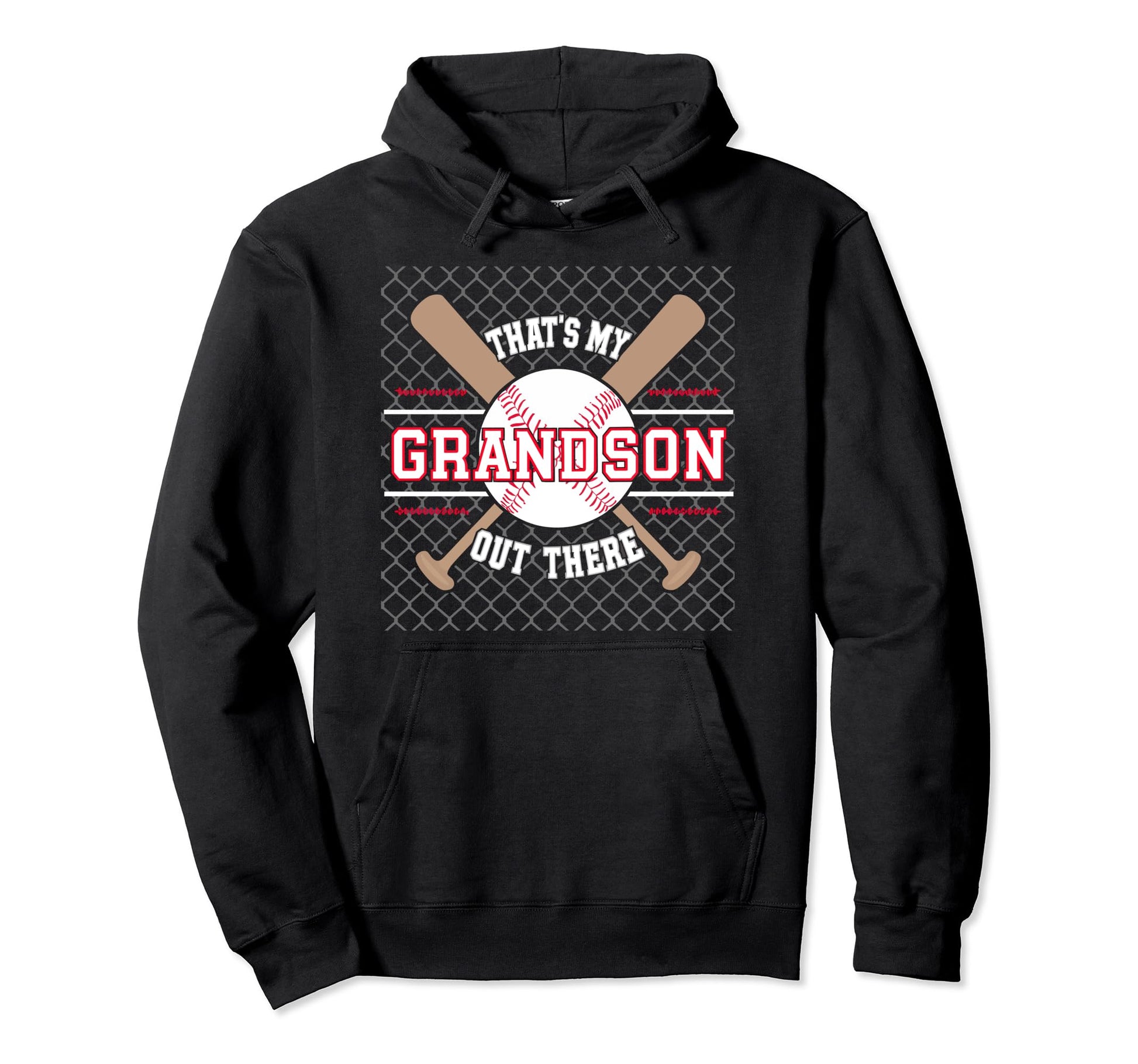 Baseball Grandpa Grandfather Hoodie - Casual Everyday Wear for Adults - T-Shirt, Sweatshirt, Hoodie