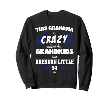 Grandma Crazy Brendon Little Sweatshirt - Casual Everyday Wear for Adults - T-Shirt, Sweatshirt, Hoodie