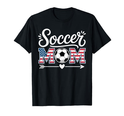 Soccer Stars Stripes Distressed T-Shirt - Fun Novelty Design Unisex - T-Shirt, Sweatshirt, Hoodie