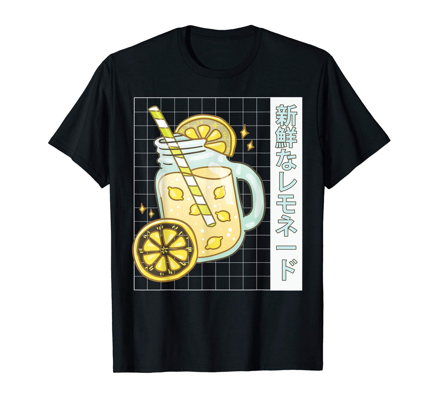Lemonade Japanese Vaporwave 90S T-Shirt - Casual Everyday Wear Men Women - T-Shirt, Sweatshirt, Hoodie