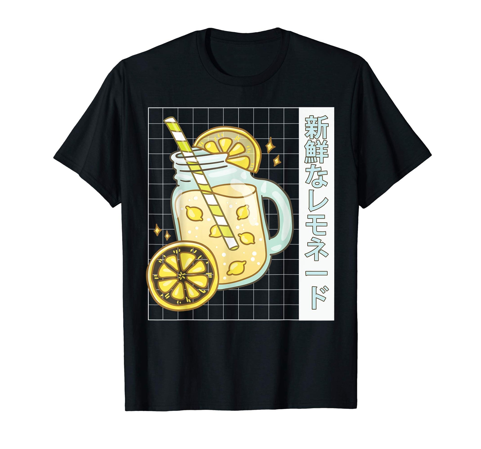 Lemonade Japanese Vaporwave 90S T-Shirt - Casual Everyday Wear Men Women - T-Shirt, Sweatshirt, Hoodie