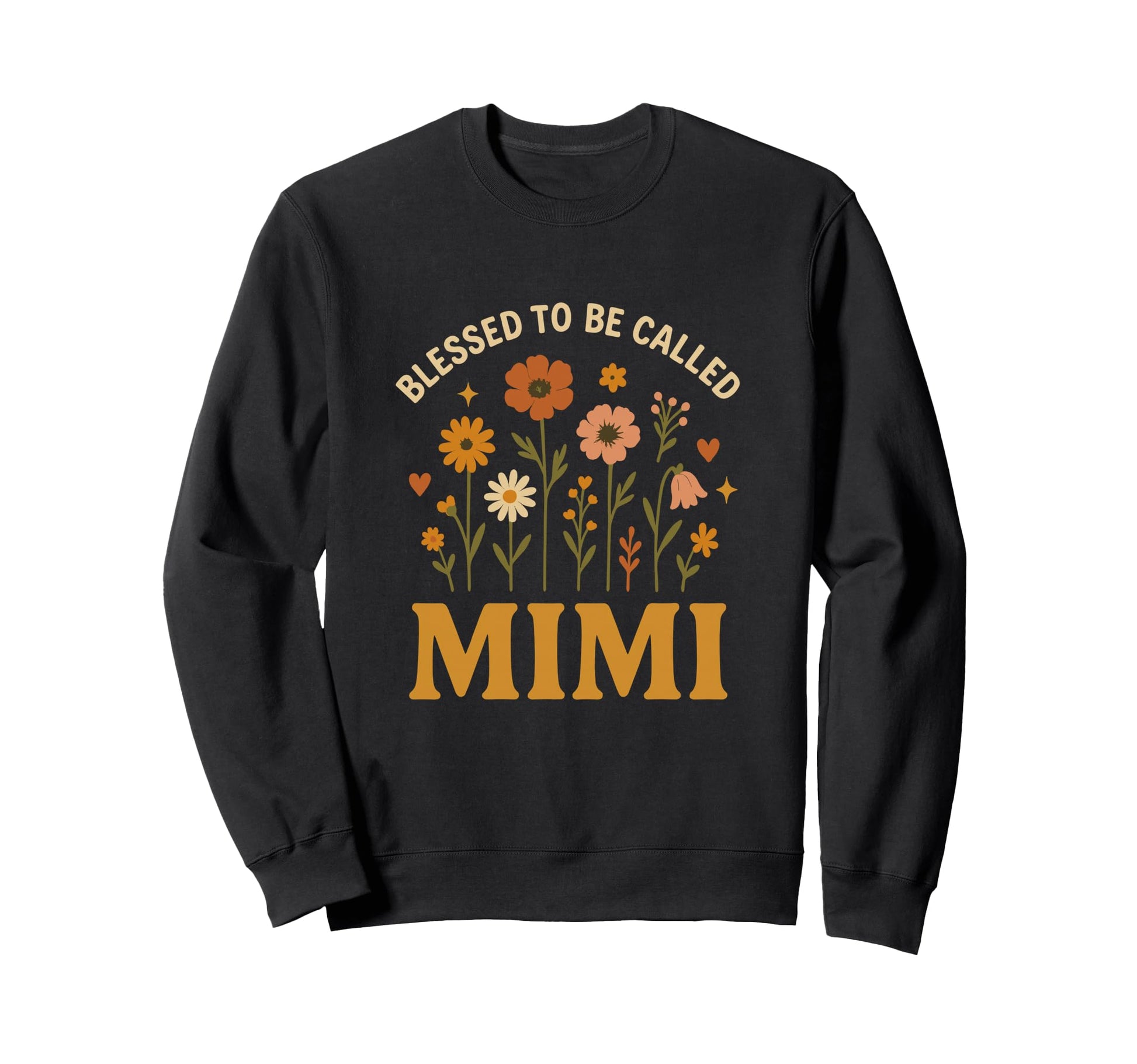 Blessed To Be Called Mimi Floral Sweatshirt - Graphic Print for Adults - T-Shirt, Sweatshirt, Hoodie