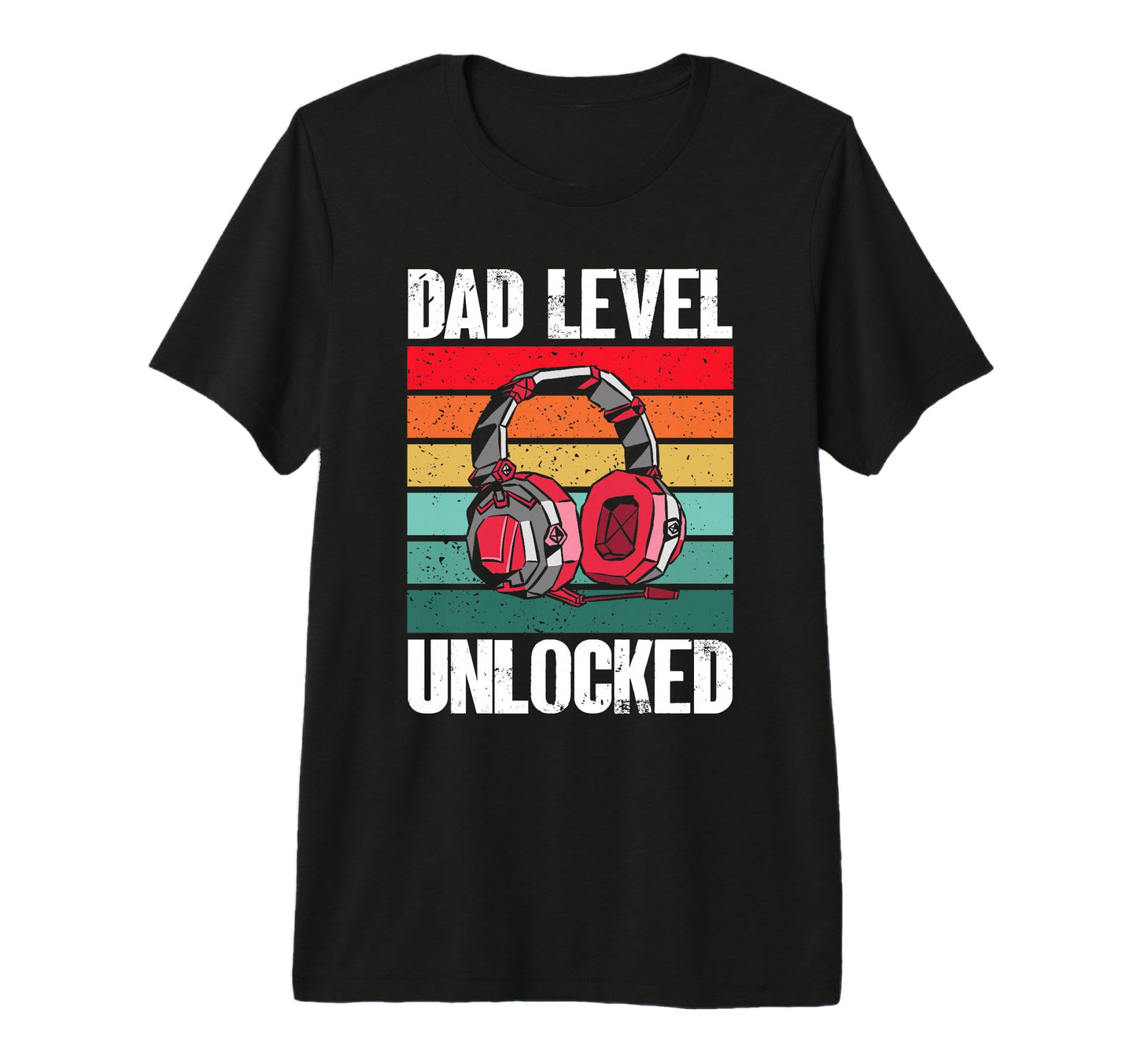 Mens Fathers Day Dad Level Unlocked T-Shirt - Aesthetic Graphic for Adults - T-Shirt, Sweatshirt, Hoodie
