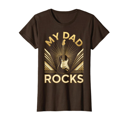 My Dad Rocks Father Son Matching T-Shirt - Unique Graphic Men Women - T-Shirt, Sweatshirt, Hoodie