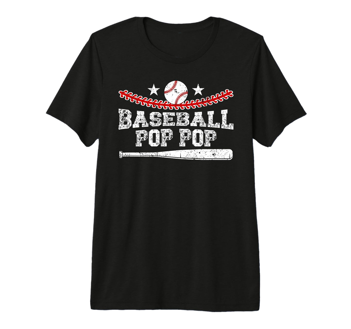 Mens Baseball Pop Pop Best Grandpa Pop T-Shirt - Unique Graphic for Adults - T-Shirt, Sweatshirt, Hoodie