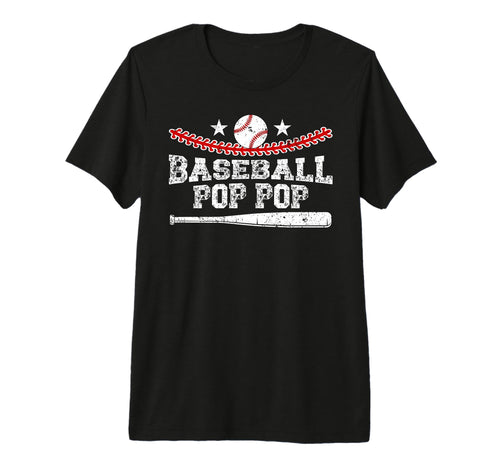 Mens Baseball Pop Pop Best Grandpa Pop T-Shirt - Unique Graphic for Adults - T-Shirt, Sweatshirt, Hoodie