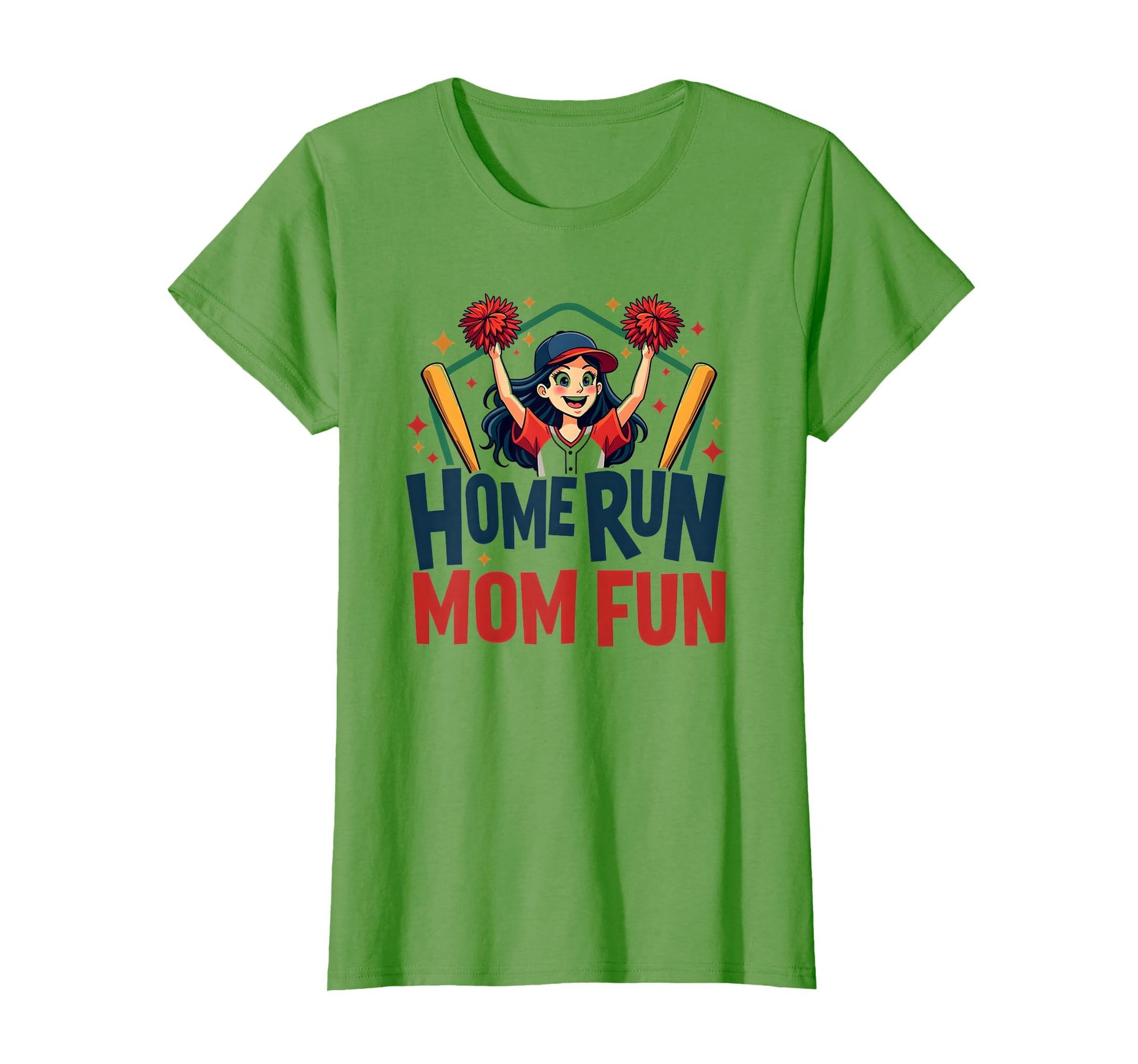 Home Run Mom Fun Baseball Parent T-Shirt - Streetwear Style Men Women - T-Shirt, Sweatshirt, Hoodie