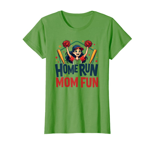 Home Run Mom Fun Baseball Parent T-Shirt - Streetwear Style Men Women - T-Shirt, Sweatshirt, Hoodie