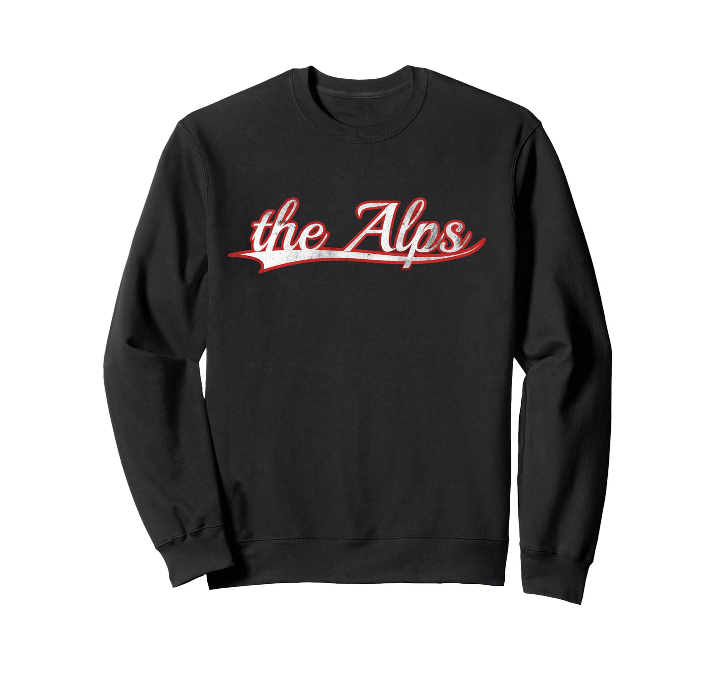 Alps Mountains Europe Varsity Sweatshirt - Custom Art Print for Adults - T-Shirt, Sweatshirt, Hoodie