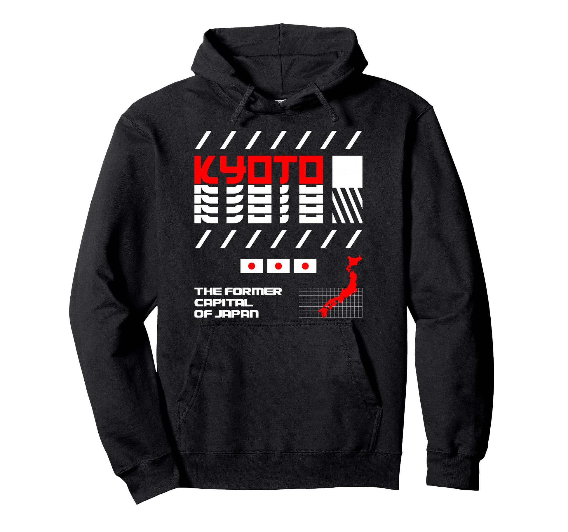Kyoto Japan Capital Japan Anime Aesthetic Hoodie - Graphic Print Men Women - T-Shirt, Sweatshirt, Hoodie