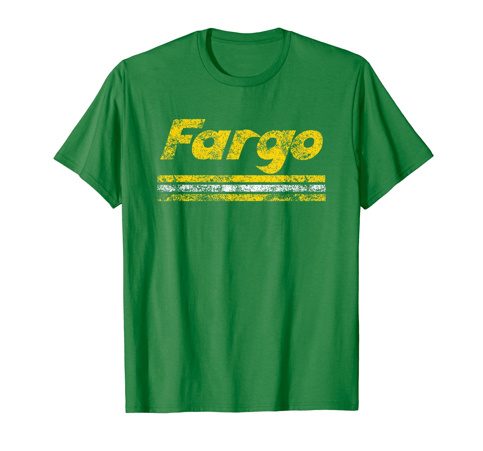 Fargo North Dakota Weathered Stripe T-Shirt - Unique Graphic Men Women - T-Shirt, Sweatshirt, Hoodie