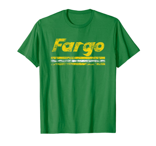 Fargo North Dakota Weathered Stripe T-Shirt - Unique Graphic Men Women - T-Shirt, Sweatshirt, Hoodie