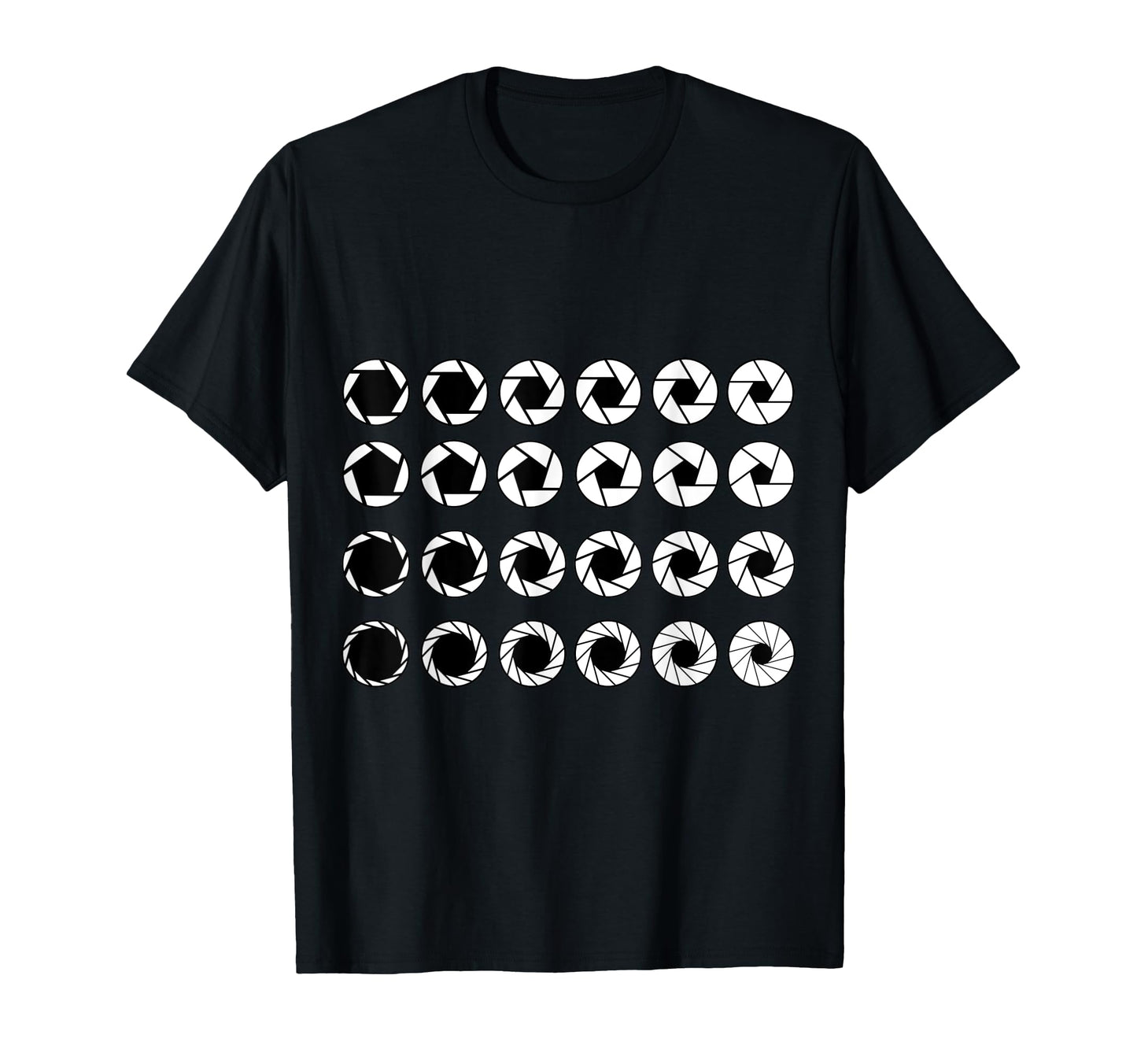 Photography Aperture Camera Lens T-Shirt - Minimalist Print Unisex - T-Shirt, Sweatshirt, Hoodie