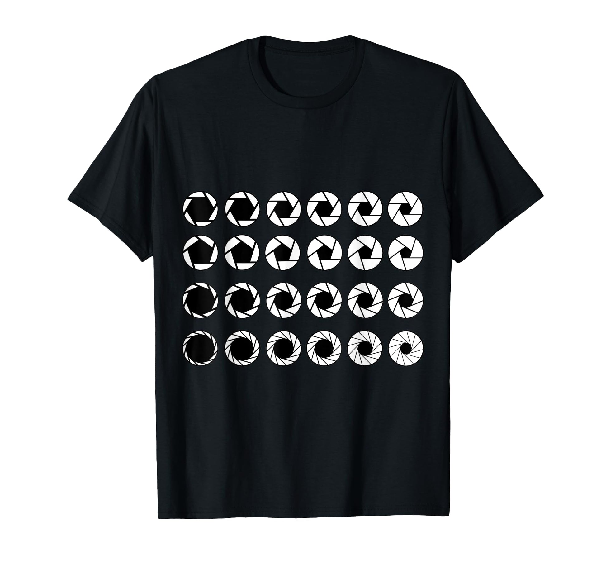 Photography Aperture Camera Lens T-Shirt - Minimalist Print Unisex - T-Shirt, Sweatshirt, Hoodie