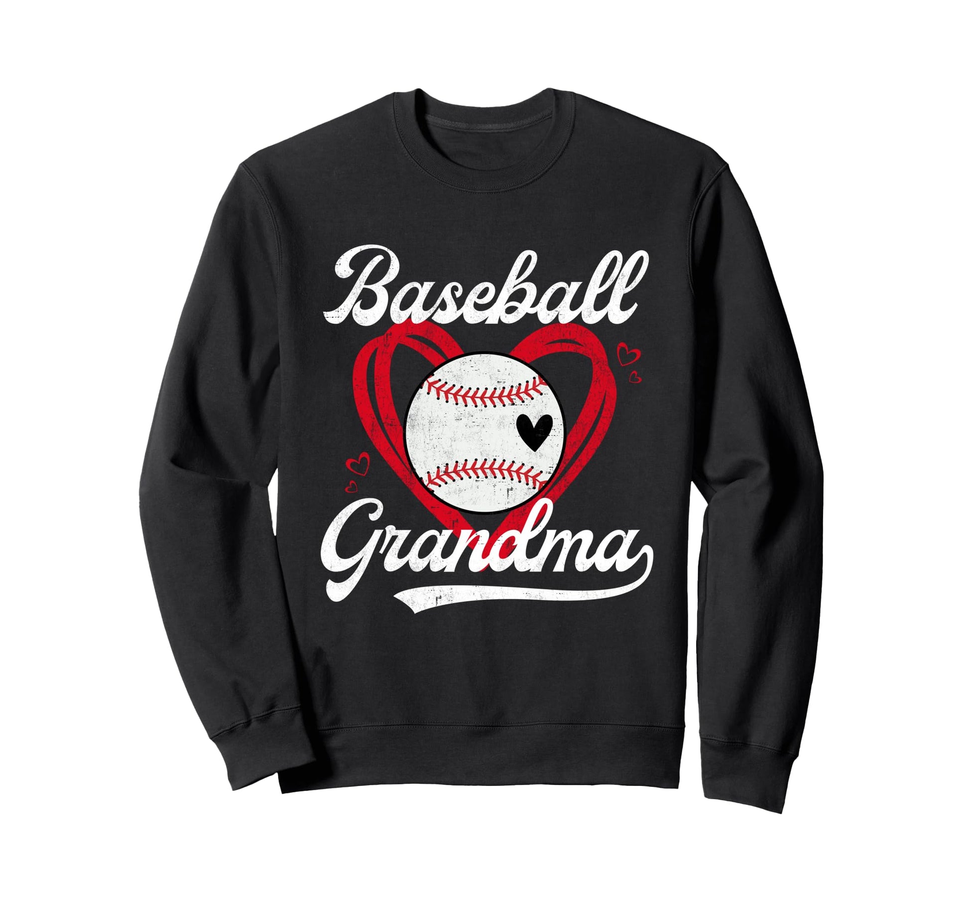 Baseball Grandma Baseball Player Sweatshirt - Graphic Print Men Women - T-Shirt, Sweatshirt, Hoodie