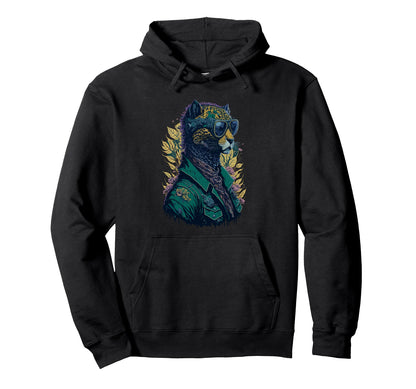 Steampunk Cheetah Leopard Bohemian Hoodie - Custom Art Print Men Women - T-Shirt, Sweatshirt, Hoodie