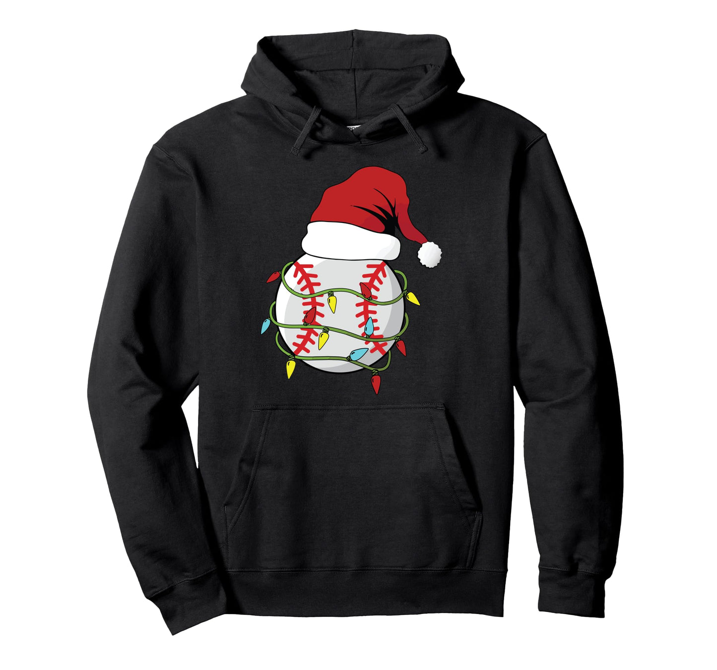 Santa Lovers Sport Baseball Hoodie - Trendy Graphic Men Women - T-Shirt, Sweatshirt, Hoodie