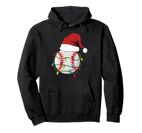 Santa Lovers Sport Baseball Hoodie - Trendy Graphic Men Women - T-Shirt, Sweatshirt, Hoodie