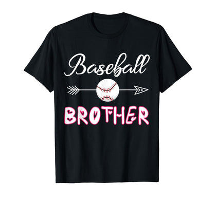 Baseball Brother Birthday Sport Baseball T-Shirt - Novelty Apparel Unisex - T-Shirt, Sweatshirt, Hoodie