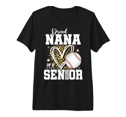 Proud Nana 2026 Senior Baseball T-Shirt - Casual Everyday Wear Men Women - T-Shirt, Sweatshirt, Hoodie
