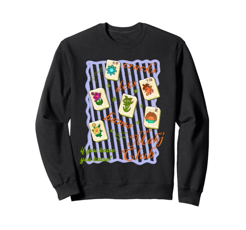Cracks Dots Bams Mahjong Mahj Sweatshirt - Minimalist Print Men Women - T-Shirt, Sweatshirt, Hoodie