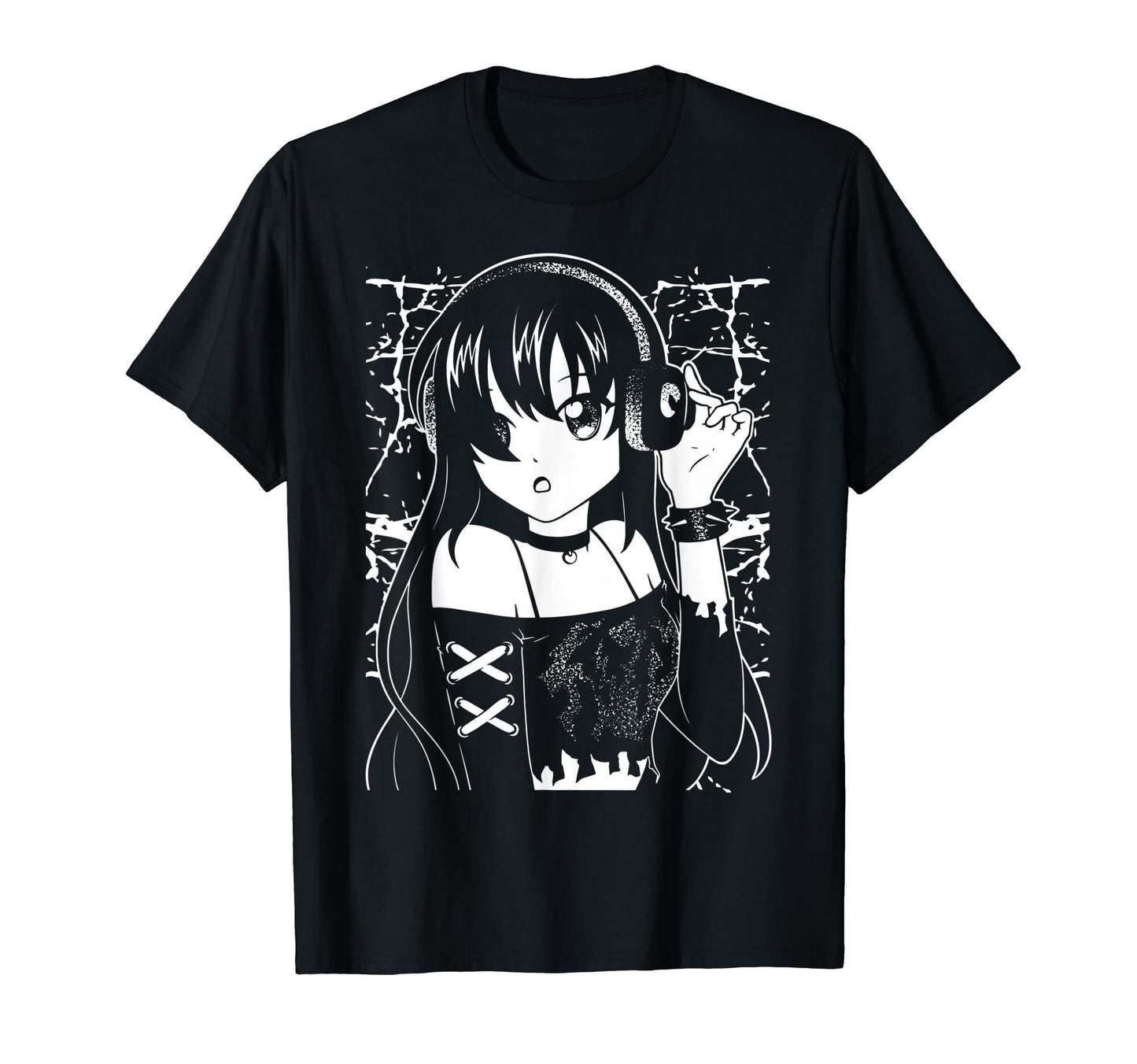 Goth Anime Japanese Aesthetic T-Shirt - Novelty Apparel for Adults - T-Shirt, Sweatshirt, Hoodie