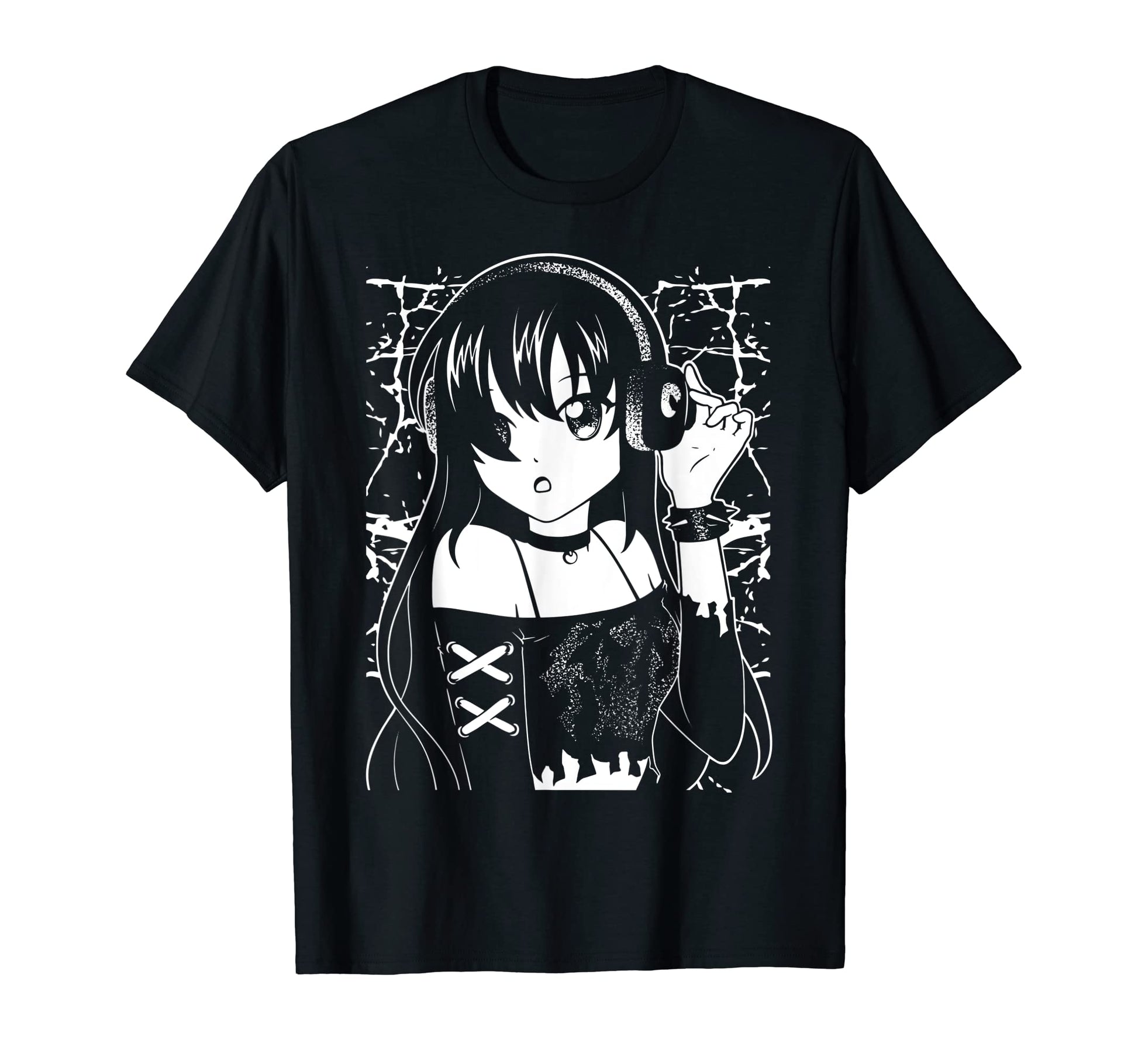 Goth Anime Japanese Aesthetic T-Shirt - Novelty Apparel for Adults - T-Shirt, Sweatshirt, Hoodie