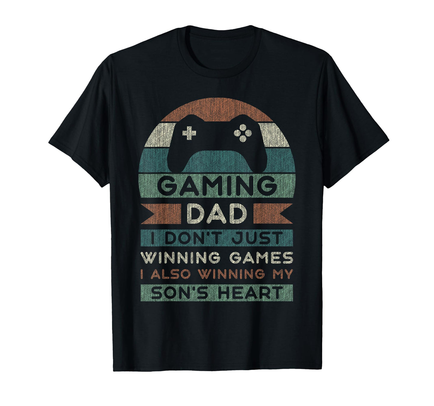 Gaming Dad Father Son Fathers Day T-Shirt - Casual Everyday Wear Men Women - T-Shirt, Sweatshirt, Hoodie