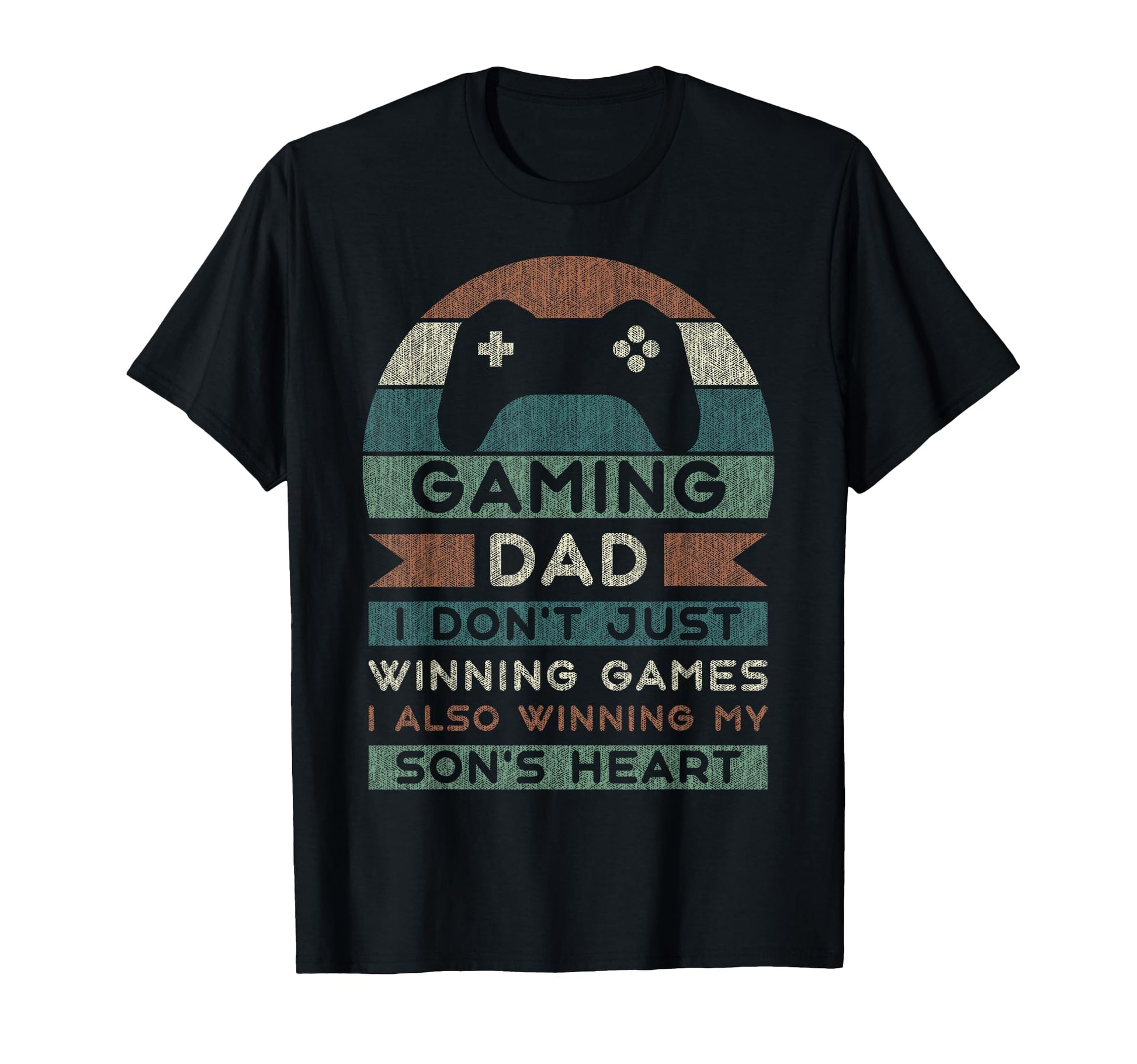 Gaming Dad Father Son Fathers Day T-Shirt - Casual Everyday Wear Men Women - T-Shirt, Sweatshirt, Hoodie