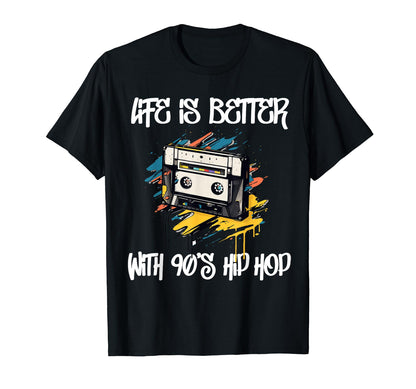 Hip Hop Old School 90S Music Rap T-Shirt - Streetwear Style for Adults - T-Shirt, Sweatshirt, Hoodie