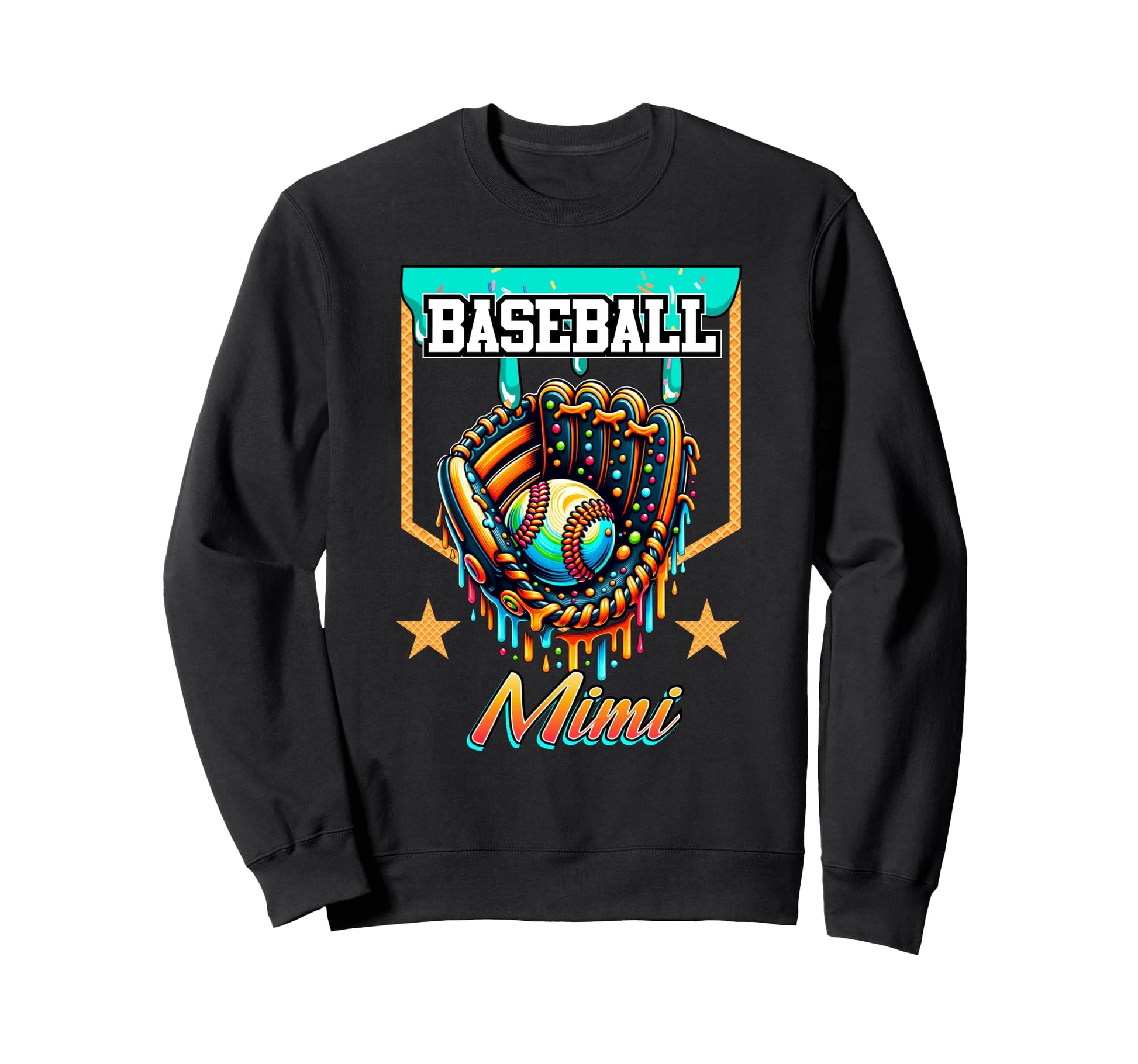 Baseball Drip Baseball Mimi Sweatshirt - Casual Everyday Wear for Adults - T-Shirt, Sweatshirt, Hoodie