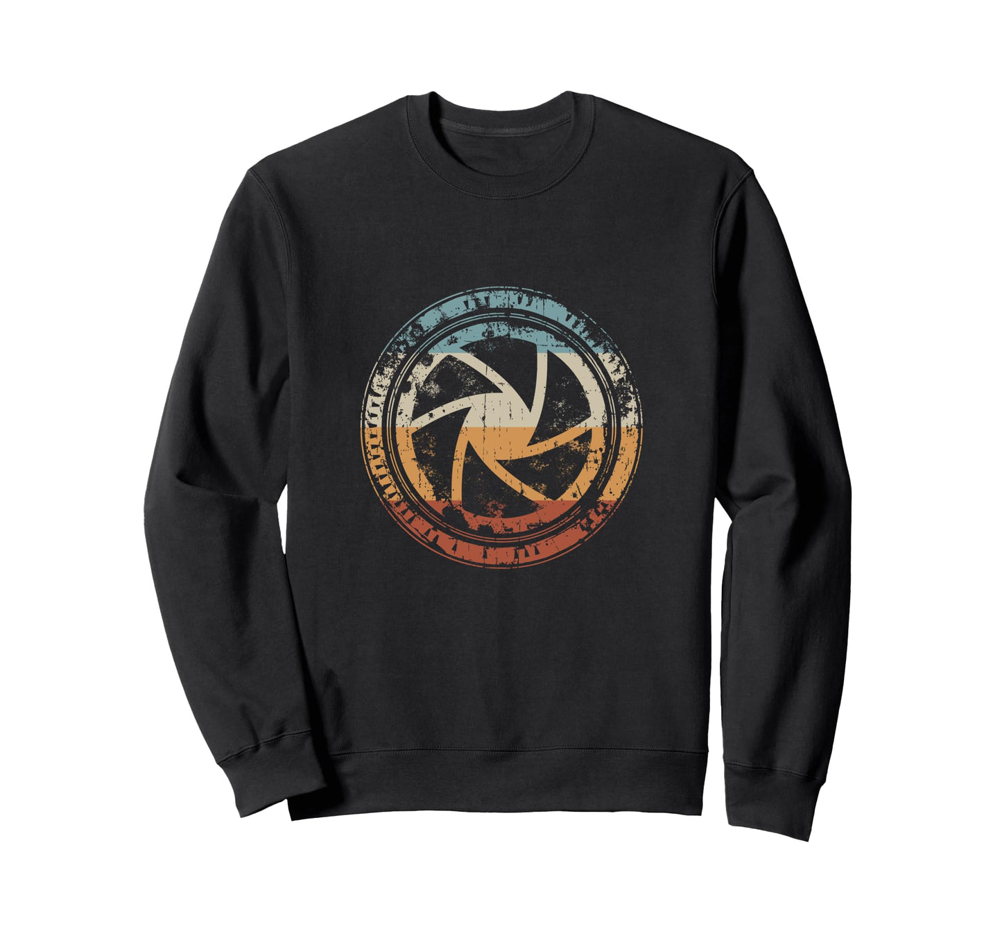 Camera Lens Aperture Iris Icon Sweatshirt - Graphic Print for Adults - T-Shirt, Sweatshirt, Hoodie