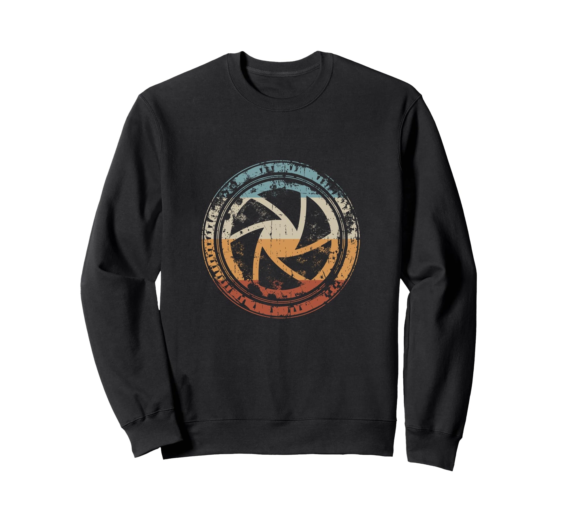 Camera Lens Aperture Iris Icon Sweatshirt - Graphic Print for Adults - T-Shirt, Sweatshirt, Hoodie