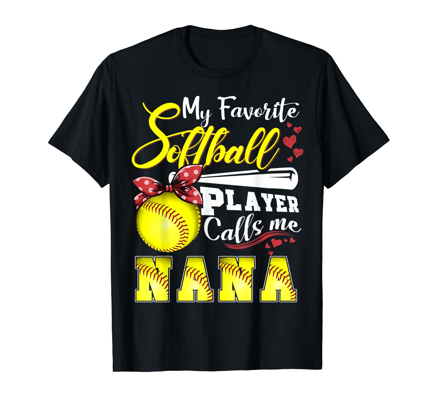 My Favorite Softball Player Calls Me T-Shirt - Custom Art Print Men Women - T-Shirt, Sweatshirt, Hoodie