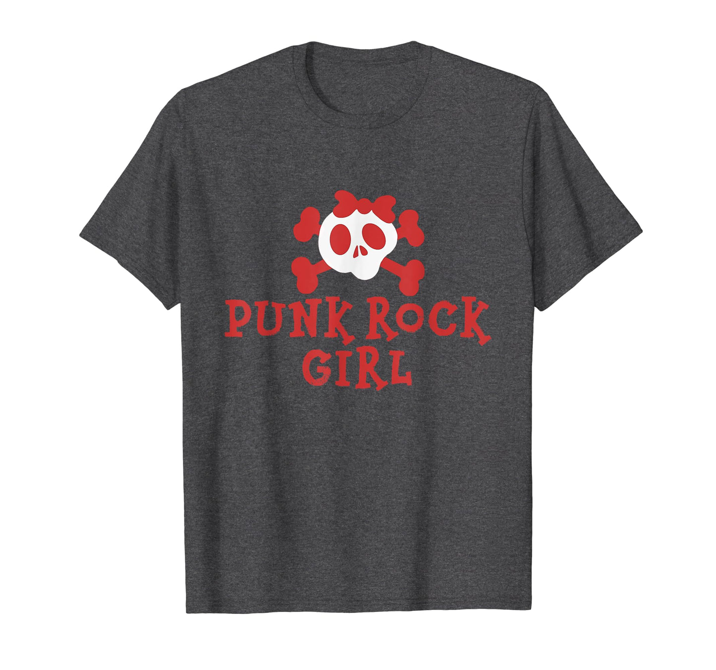 Rocker Emo Gothic Punk Rock Skull And T-Shirt - Graphic Print for Adults - T-Shirt, Sweatshirt, Hoodie