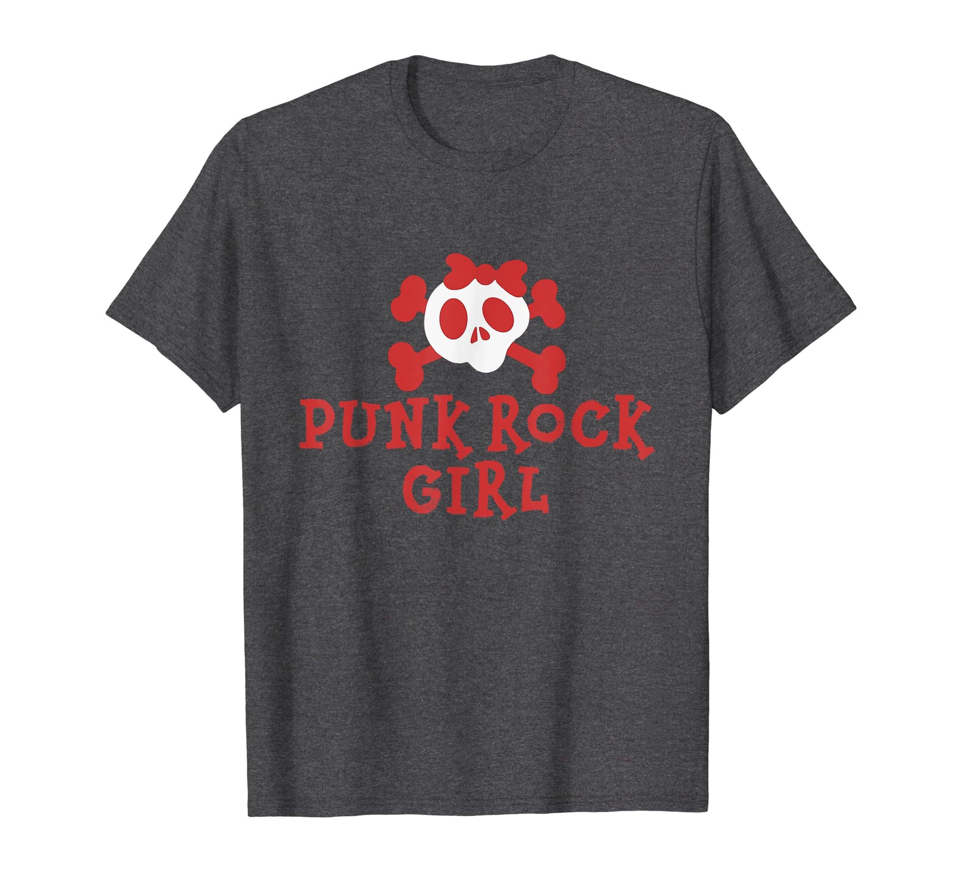 Rocker Emo Gothic Punk Rock Skull And T-Shirt - Graphic Print for Adults - T-Shirt, Sweatshirt, Hoodie