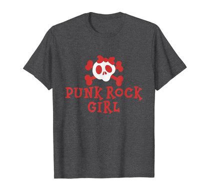 Rocker Emo Gothic Punk Rock Skull And T-Shirt - Graphic Print for Adults - T-Shirt, Sweatshirt, Hoodie