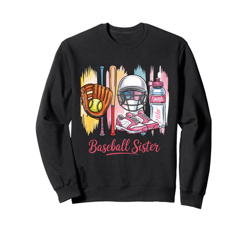 Brushstroke American Baseball Game Fan Sweatshirt - Trendy Graphic Unisex - T-Shirt, Sweatshirt, Hoodie