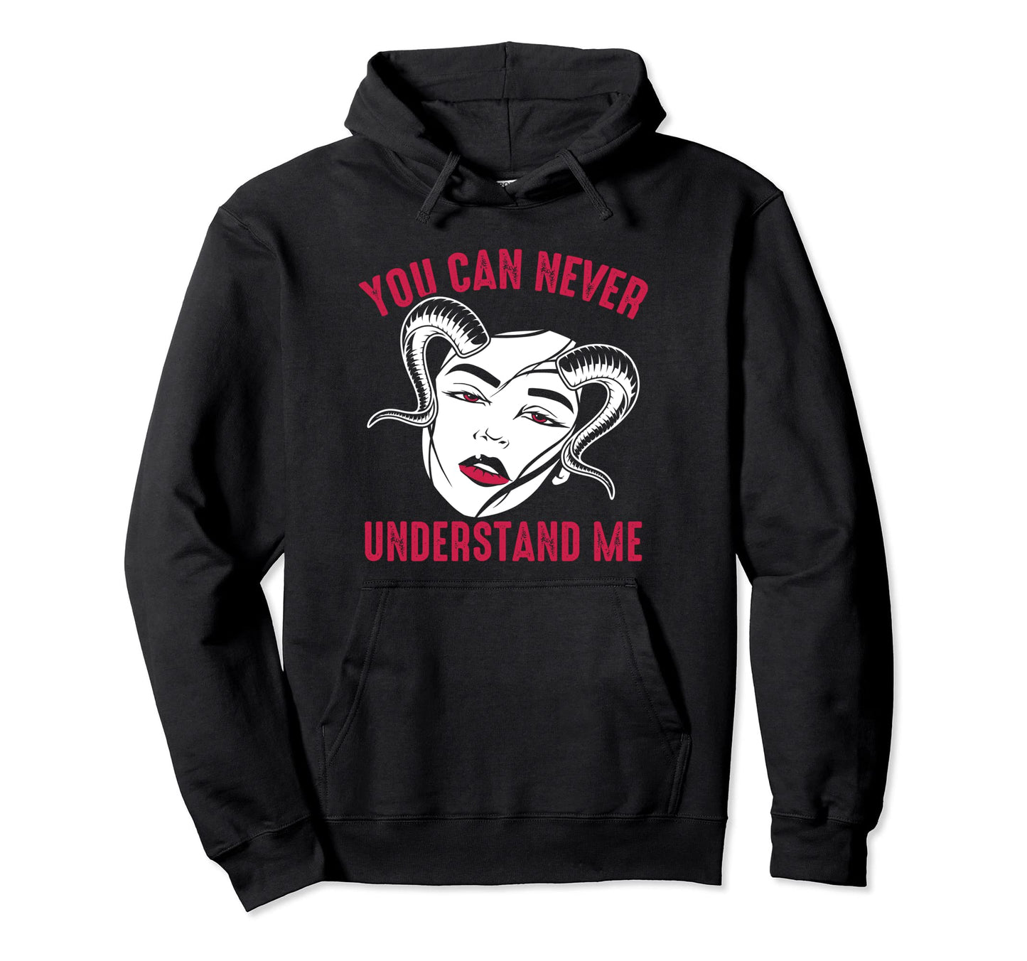 Alt Aesthetics You Can Never Hoodie - Minimalist Print Men Women - T-Shirt, Sweatshirt, Hoodie