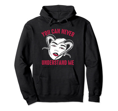 Alt Aesthetics You Can Never Hoodie - Minimalist Print Men Women - T-Shirt, Sweatshirt, Hoodie