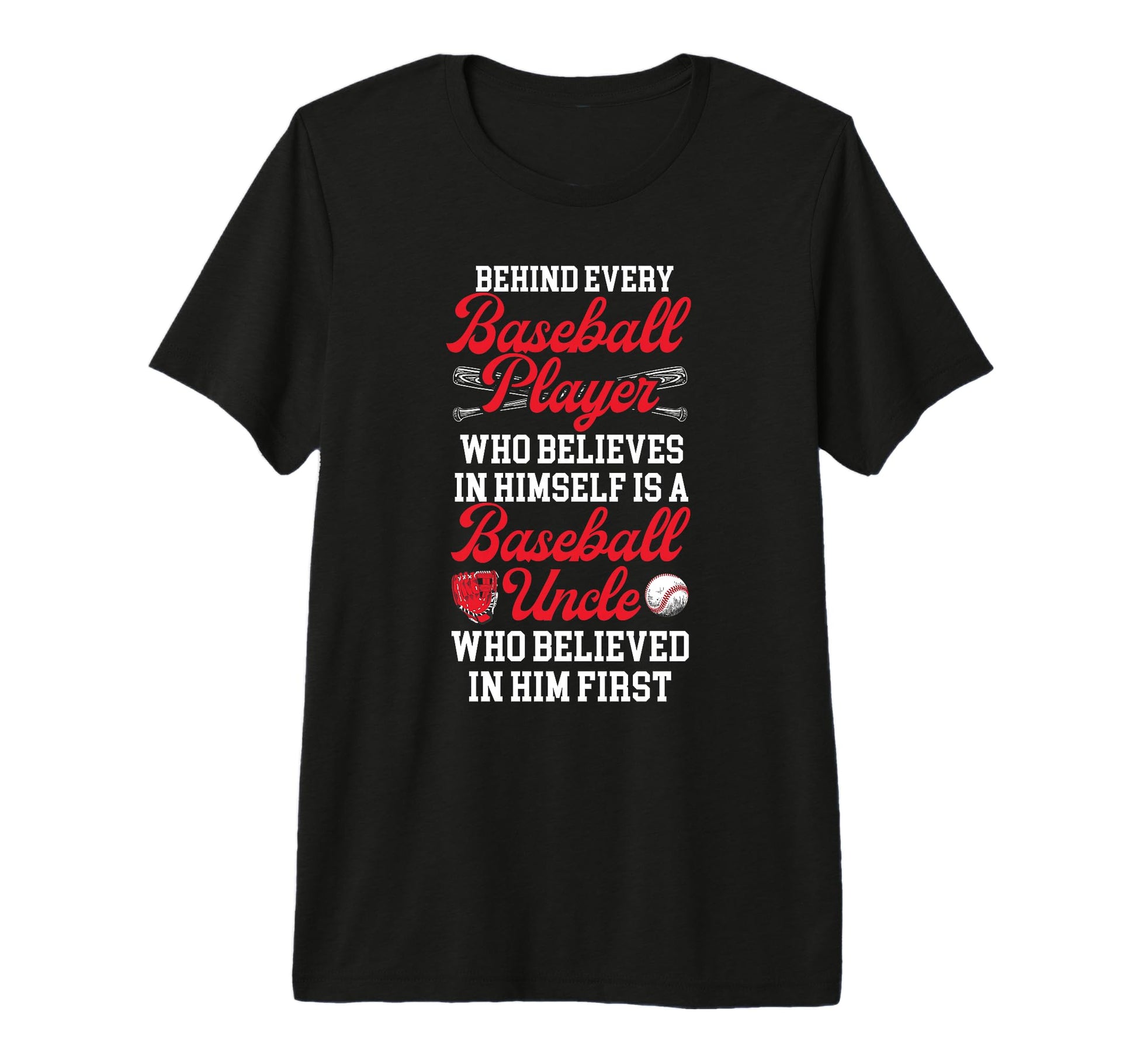 Mens Baseball Uncle Proud Uncle T-Shirt - Streetwear Style for Adults - T-Shirt, Sweatshirt, Hoodie