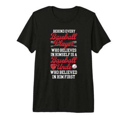 Mens Baseball Uncle Proud Uncle T-Shirt - Streetwear Style for Adults - T-Shirt, Sweatshirt, Hoodie