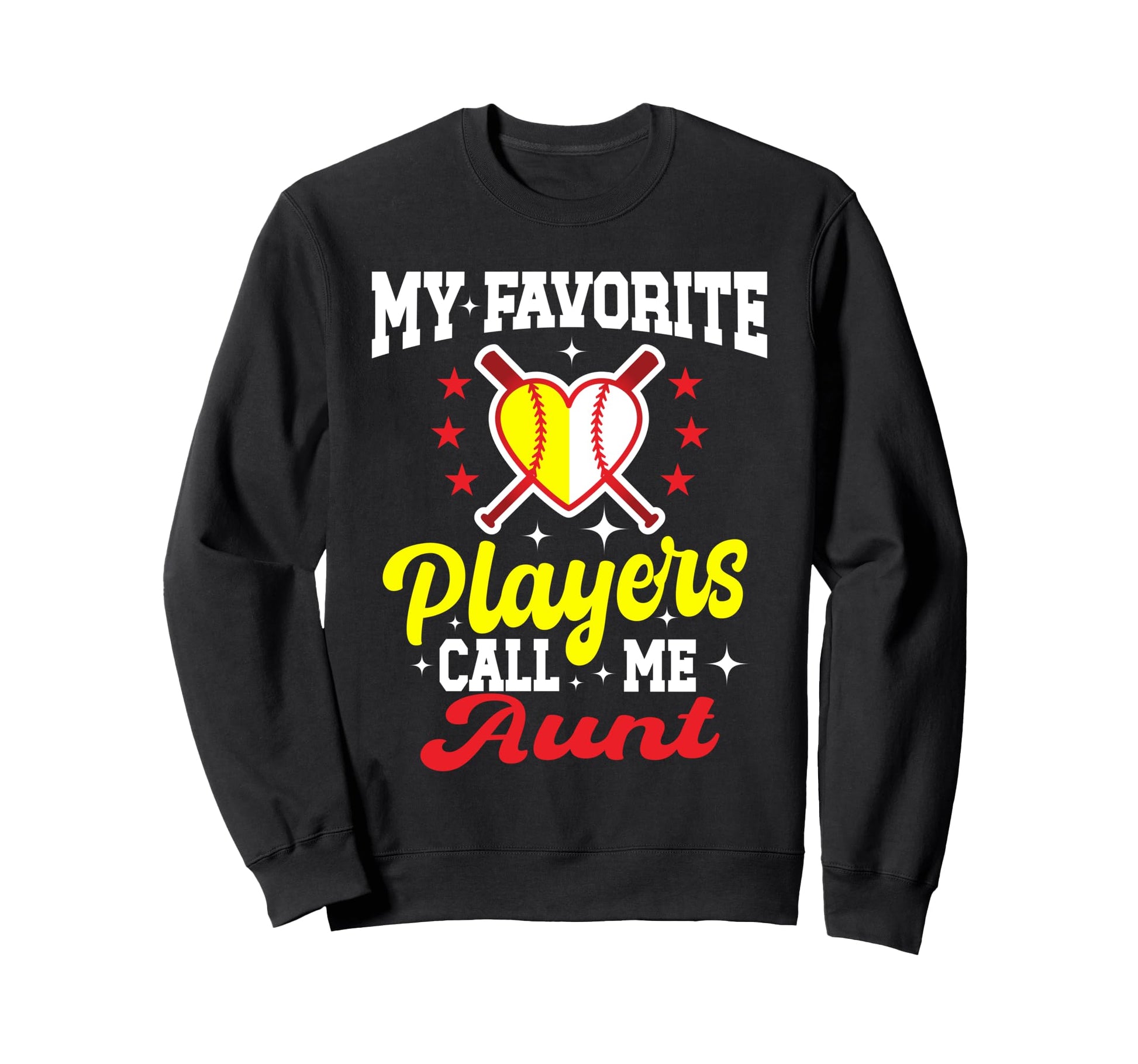 My Favorite Baseball Softball Sweatshirt - Novelty Apparel Men Women - T-Shirt, Sweatshirt, Hoodie