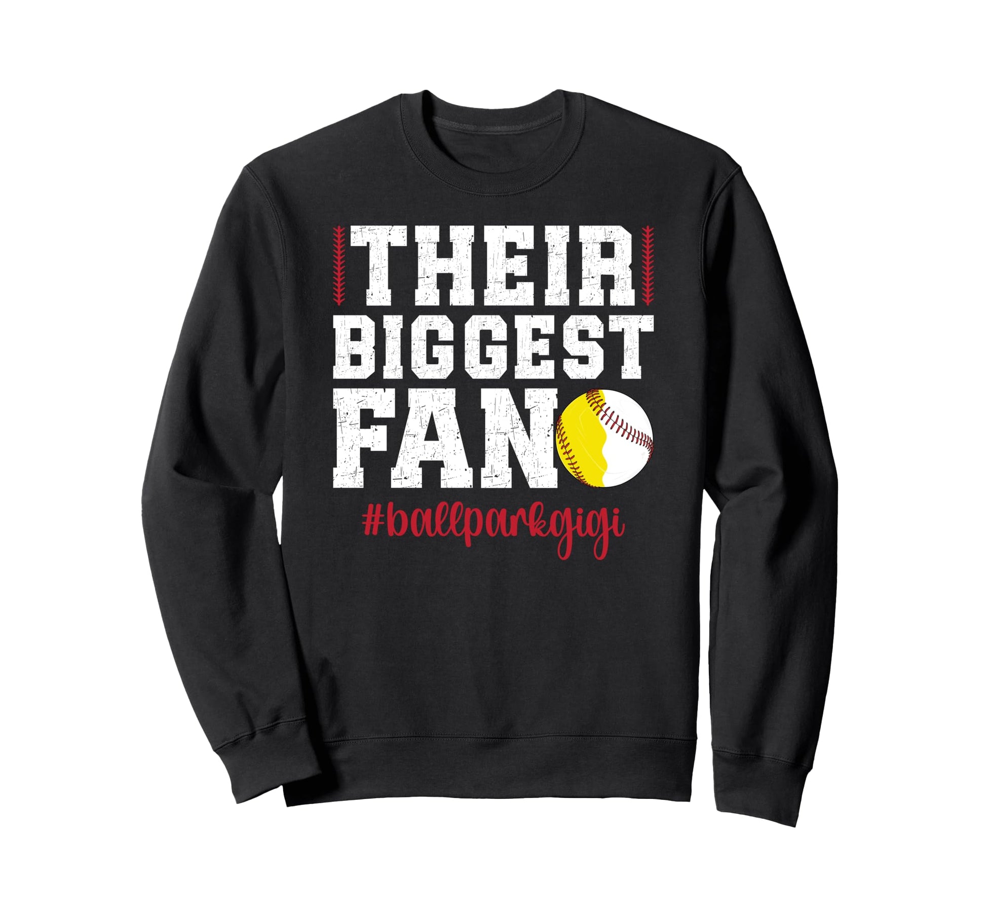 Biggest Fan Ballpark Gigi Baseball Sweatshirt - Unique Graphic for Adults - T-Shirt, Sweatshirt, Hoodie