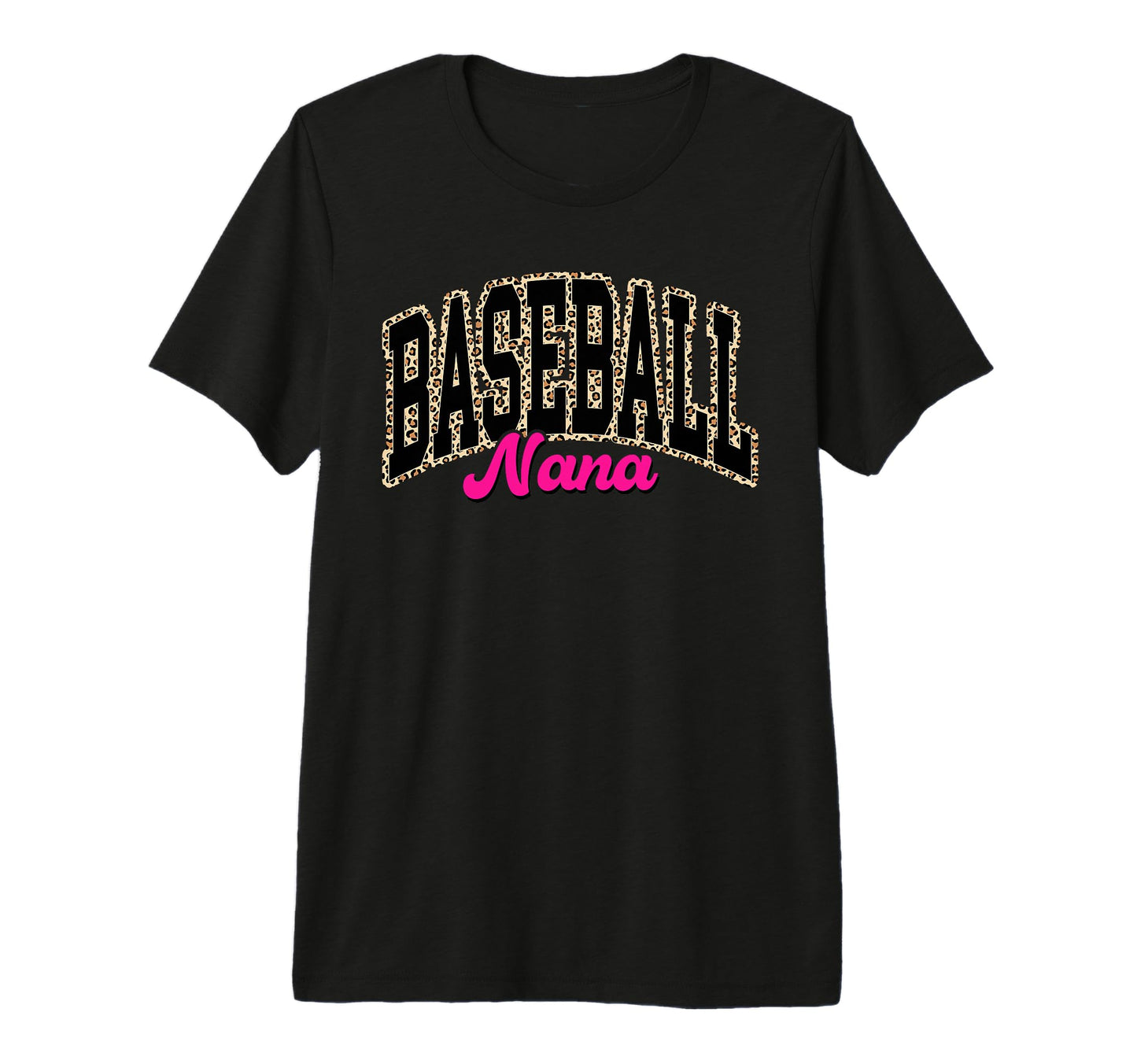 Baseball Nana Leopard Baseball Nana T-Shirt - Streetwear Style for Adults - T-Shirt, Sweatshirt, Hoodie